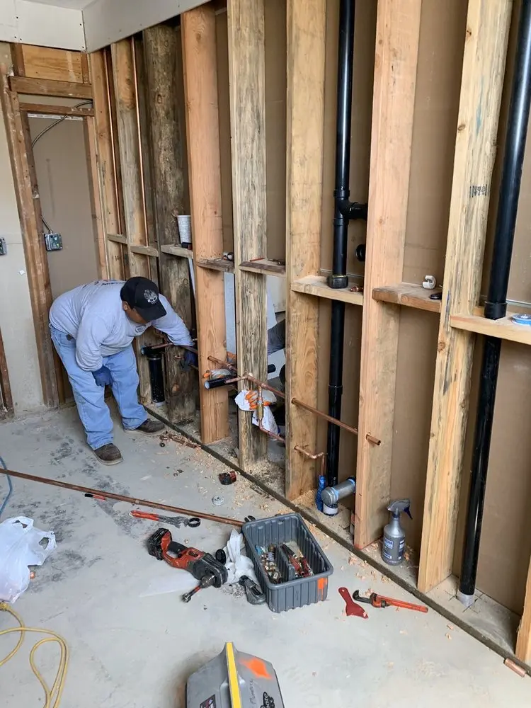 Commercial rough-in plumbing for Commercial Plumbing in Newburg